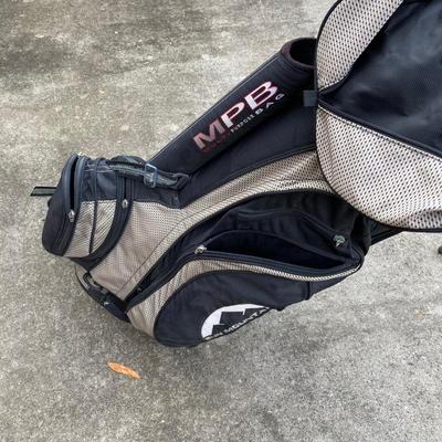 LOT 32: Palmer PHD Oversize Golf Clubs with Sun Mountain Multi Purpose Golf Bag