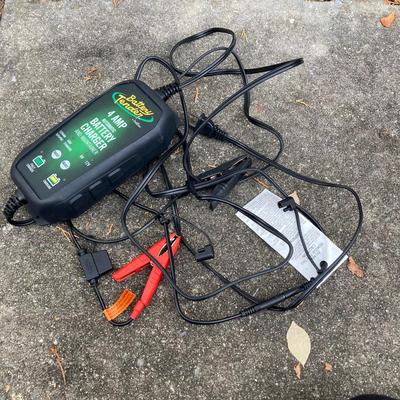 LOT 38: Intertek Mustart EV Charger / Plug with Carry Bag and Battery Tender / Charger by Deltran