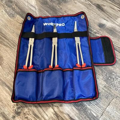 LOT 42: Collection of Hand Tools - Dremel Ultra Saw, Workpro Tools / Bag with Contents and More