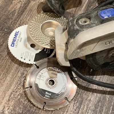 LOT 42: Collection of Hand Tools - Dremel Ultra Saw, Workpro Tools / Bag with Contents and More