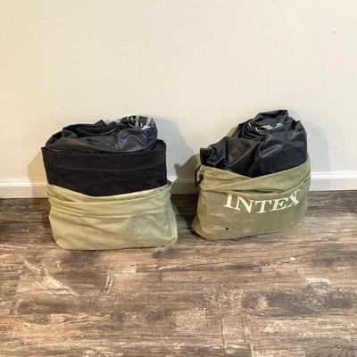 LOT 43: Three Inflatable Beds by Sierra Comfort and Intex with Storage Bags