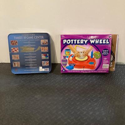 LOT 48: Game Night Collection and More - Brain Quest, Hot Wheels / Matchbox, Uno, Scrabble, Pictionary, Dominoes, Chess and Pottery Wheel