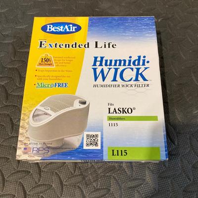 LOT 49: Pair of Lasko Portable Model 1115 Air Purifiers with Box of Filters