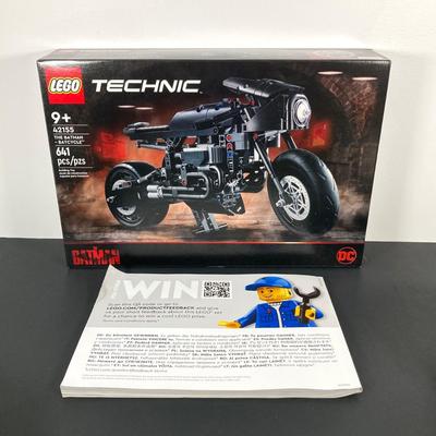 LOT 57: Lego The Batman - Batcycle Building Toy in Original Box - Technic Item 42155