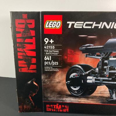 LOT 57: Lego The Batman - Batcycle Building Toy in Original Box - Technic Item 42155