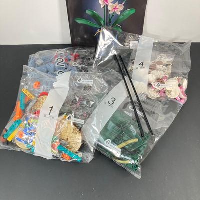 LOT 58: Lego Botanical Collection Orchid Building Set in Original Box