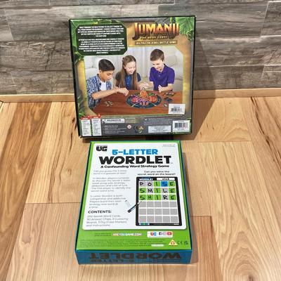 LOT 60: Board Games - Monopoly Roblox Edition, 5 Letter Wordlet, Jumanji The Next Level and Clue