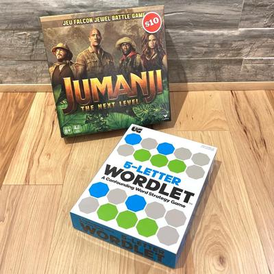 LOT 60: Board Games - Monopoly Roblox Edition, 5 Letter Wordlet, Jumanji The Next Level and Clue