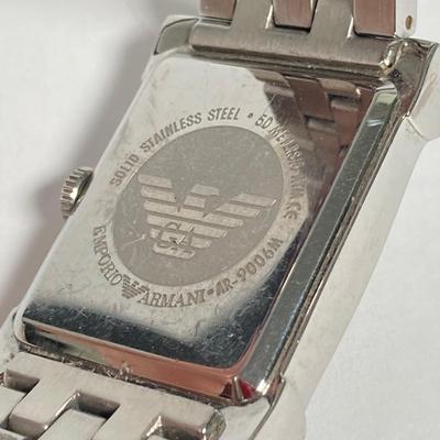 LOT 63: Emporio Armani His and Hers Matching Watches (AR-9006M and AR-9006L) in Original Box