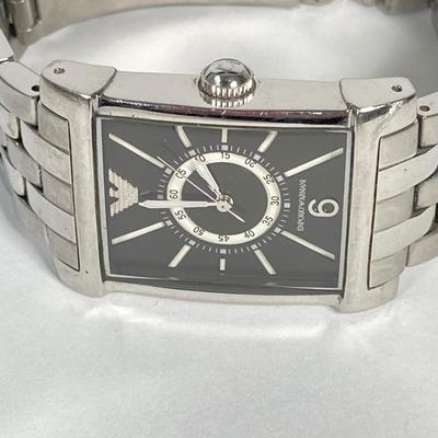 LOT 63: Emporio Armani His and Hers Matching Watches (AR-9006M and AR-9006L) in Original Box