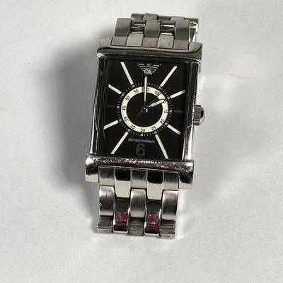 LOT 63: Emporio Armani His and Hers Matching Watches (AR-9006M and AR-9006L) in Original Box