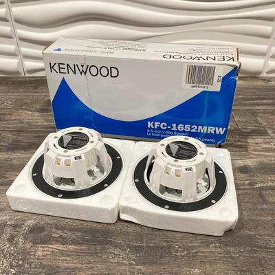 LOT 68: Kenwood KFC-1652MRW Marine / Boat Speakers in Original Boxes