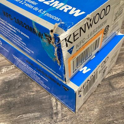 LOT 68: Kenwood KFC-1652MRW Marine / Boat Speakers in Original Boxes