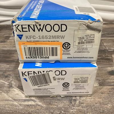 LOT 68: Kenwood KFC-1652MRW Marine / Boat Speakers in Original Boxes