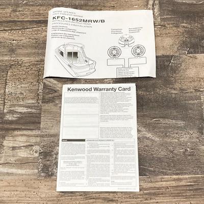 LOT 68: Kenwood KFC-1652MRW Marine / Boat Speakers in Original Boxes