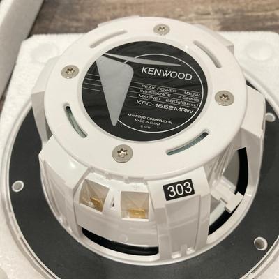 LOT 68: Kenwood KFC-1652MRW Marine / Boat Speakers in Original Boxes