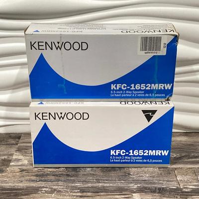 LOT 68: Kenwood KFC-1652MRW Marine / Boat Speakers in Original Boxes