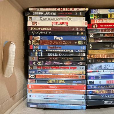 LOT 69: Toshiba DVD Player Model No. SD4300KU with Large Collection of DVDs