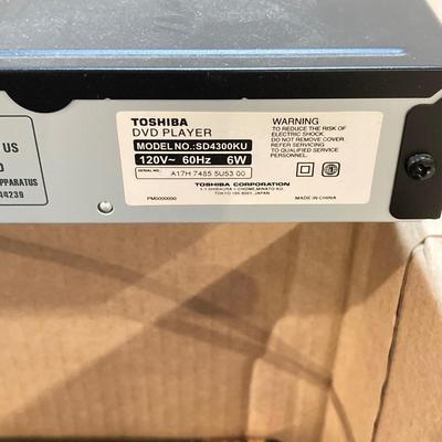 LOT 69: Toshiba DVD Player Model No. SD4300KU with Large Collection of DVDs