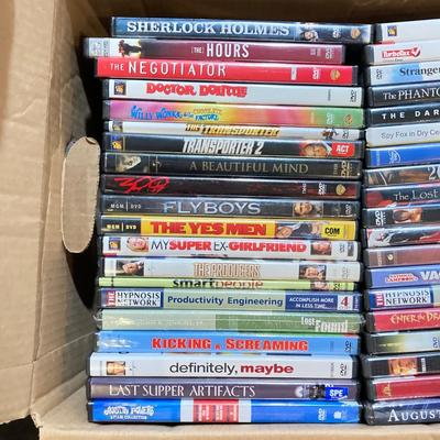 LOT 69: Toshiba DVD Player Model No. SD4300KU with Large Collection of DVDs