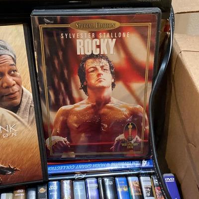 LOT 69: Toshiba DVD Player Model No. SD4300KU with Large Collection of DVDs