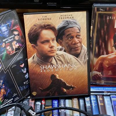 LOT 69: Toshiba DVD Player Model No. SD4300KU with Large Collection of DVDs