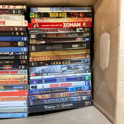 LOT 69: Toshiba DVD Player Model No. SD4300KU with Large Collection of DVDs