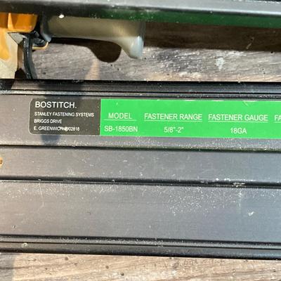 LOT 71: Collection of Bostitch Power Tools / Fastening Systems (Models SB-1664FN, SB-1850BN, BTFP71875)