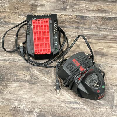 LOT 73: Bosch Tool Collection - Impactor, Driver, Batteries, Charger, Corded 1191VSR Drill and Carry Case