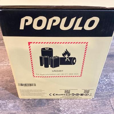 LOT 74: Populo Cordless Lithium ION Drain Cleaner Kit in Original Box (NIB)