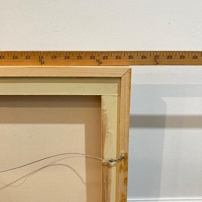 LOT 76: Joe DiMaggio (New York Yankees) Black and White Framed Wall Hanging