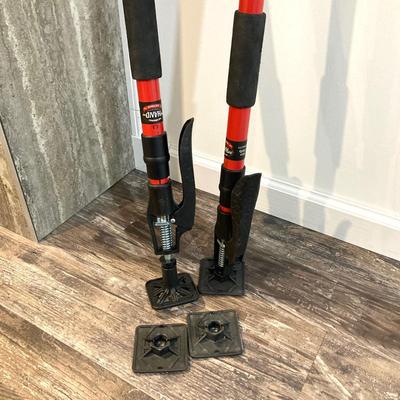 LOT 78: 3rd Hand Extension Tools with Makita Tool Bag and Contents, Router Bids, Empire Level and More