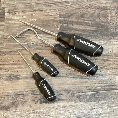 LOT 78: 3rd Hand Extension Tools with Makita Tool Bag and Contents, Router Bids, Empire Level and More