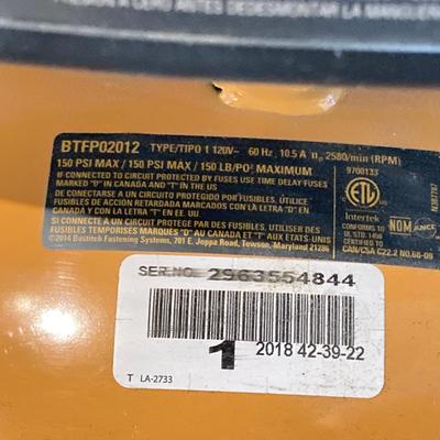 LOT 79: Bostitch 150 PSI 6 Gallon Portable Air Compressor BTFP02012