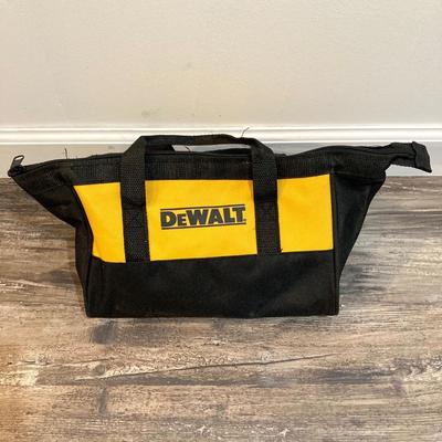 LOT 80: Cordless DeWalt Tool Collection with Storage Bag - Drill / Driver DCD771, Battery, Charger DCB112 and Drywall Screwgun DCF620
