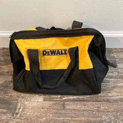 LOT 81: DeWalt Cordless Tools - Circular Saw DCS391, Jig Saw DCS334, Battery, Compact Stapler and Storage Bag