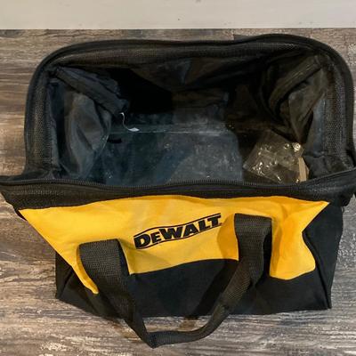 LOT 81: DeWalt Cordless Tools - Circular Saw DCS391, Jig Saw DCS334, Battery, Compact Stapler and Storage Bag