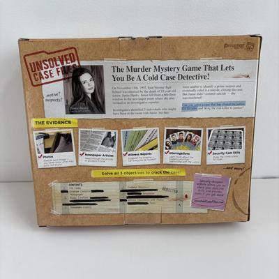 LOT 86: Unsolved Case File Games: 3-New/Unopened & 5 Opened