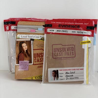 LOT 86: Unsolved Case File Games: 3-New/Unopened & 5 Opened