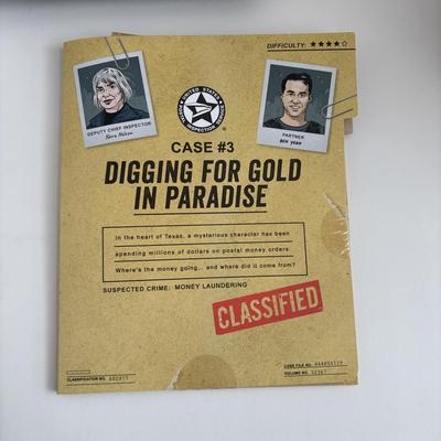 LOT 87: Murder Mystery Games, True Crime Stories Game & Unopened Cold Case Cracked Game