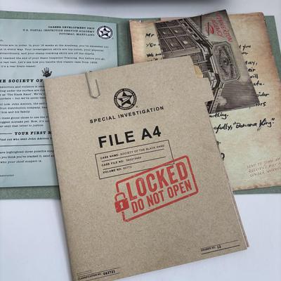 LOT 87: Murder Mystery Games, True Crime Stories Game & Unopened Cold Case Cracked Game