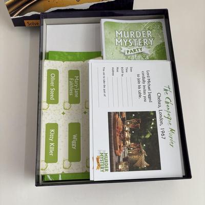 LOT 87: Murder Mystery Games, True Crime Stories Game & Unopened Cold Case Cracked Game