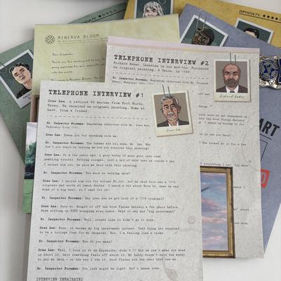 LOT 87: Murder Mystery Games, True Crime Stories Game & Unopened Cold Case Cracked Game