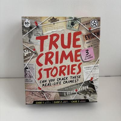 LOT 87: Murder Mystery Games, True Crime Stories Game & Unopened Cold Case Cracked Game