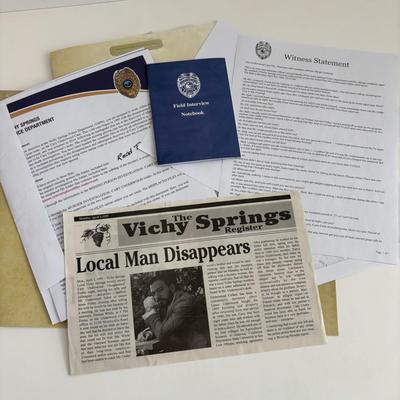 LOT 87: Murder Mystery Games, True Crime Stories Game & Unopened Cold Case Cracked Game