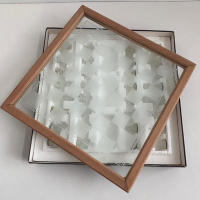 LOT 88: Glass Chess Set & Wooden Game Center