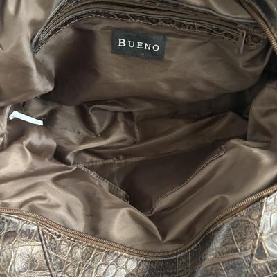 LOT 93: Ladies Purse Collection: Steve Madden Quilted Hobo, Faux Croc Embossed Leather Hobo & Faux Black Leather w/Gold Tone Hardware