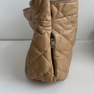 LOT 93: Ladies Purse Collection: Steve Madden Quilted Hobo, Faux Croc Embossed Leather Hobo & Faux Black Leather w/Gold Tone Hardware