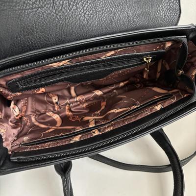 LOT 93: Ladies Purse Collection: Steve Madden Quilted Hobo, Faux Croc Embossed Leather Hobo & Faux Black Leather w/Gold Tone Hardware