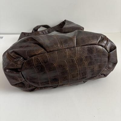 LOT 93: Ladies Purse Collection: Steve Madden Quilted Hobo, Faux Croc Embossed Leather Hobo & Faux Black Leather w/Gold Tone Hardware